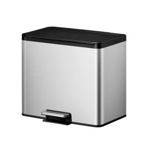 Essential Recycler pedaalemmer inh. 9+9+9ltr. mat rvs EKO