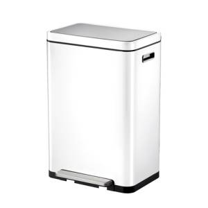 X- <span translate="no"><span translate="no"><span translate="no"><span translate="no"><span translate="no"><span translate="no"><span translate="no">CUBE</span></span></span></span></span></span></span> RECYCLING-TRETABTEIL, INHALT 20+20 L. WEISS MATT EDELSTAHL <span translate="no"><span translate="no"><span translate="no">EKO</span></span></span>