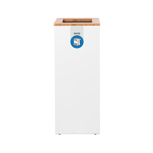 Lune Paxa medium inh. 34ltr. wit, bamboe en blauw