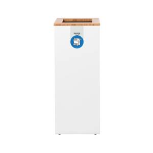 Lune Paxa medium inh. 34ltr. wit, bamboe en blauw