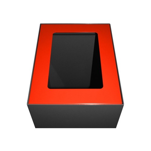 Top modulaire afvalscheidingsunit 60ltr. kleur rood