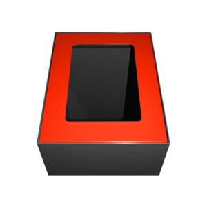 TOP MODULARE ABFALLTRENNEINHEIT 60LTR. FARBE ROT