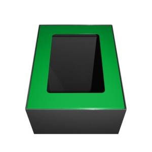 Top modulaire afvalscheidingsunit 60ltr. kleur groen