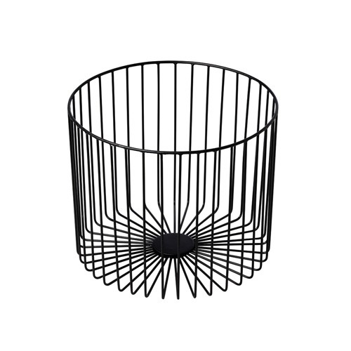 Presentatiemand diam. 28cm. hgt. 23cm. zwart