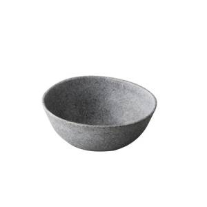 Kom diam. 15,5cm. organisch melamine pebble gray
