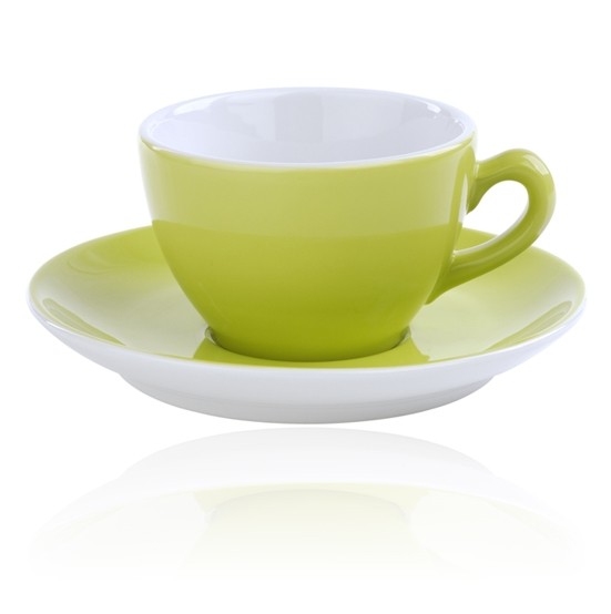 Cappuccinokop Pisa inh. 18cl. kleur Appelgroen