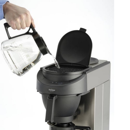 Koffiezetapparaat m100 kleur zwart afm. 20,5x38x62,5cm. 230v/2250w Animo