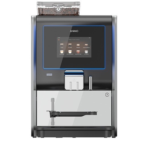 Koffiezetapparaat OptiMe 11 afm. 380x515x600mm. kleur zwart, zwart, spiegel 220-240v/2200w Animo