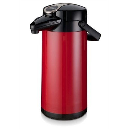 Bravilor airpot glazen binnenpot kleur rood inh. 2,2 ltr.