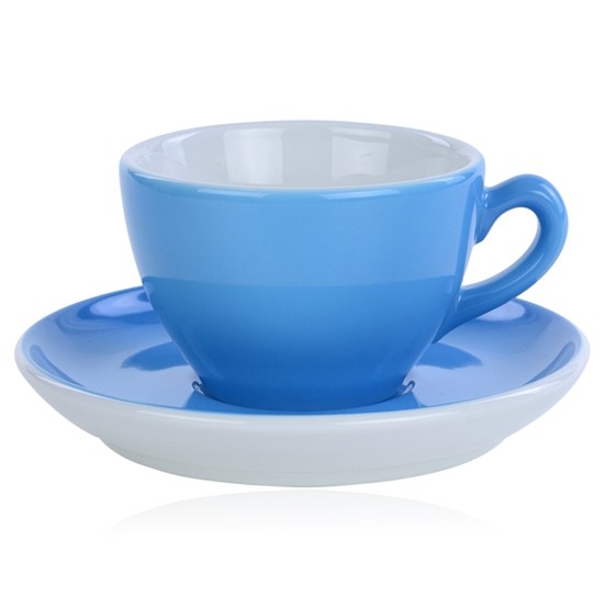 Cappuccinokop inh. 18cl. Pisa kleur Ocean blue Nova