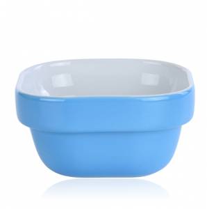 Schaaltje vierkant afm. 10x10cm Ocean kleur Ocean blue Nova