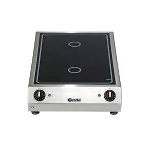 ELECTRIC HOB 2K6000 GLH DIM. 400X655X120MM. 400V/6KW BARTSCHER