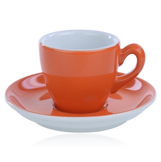 Espressokop inh. 8cl. Pisa kleur oranje Nova