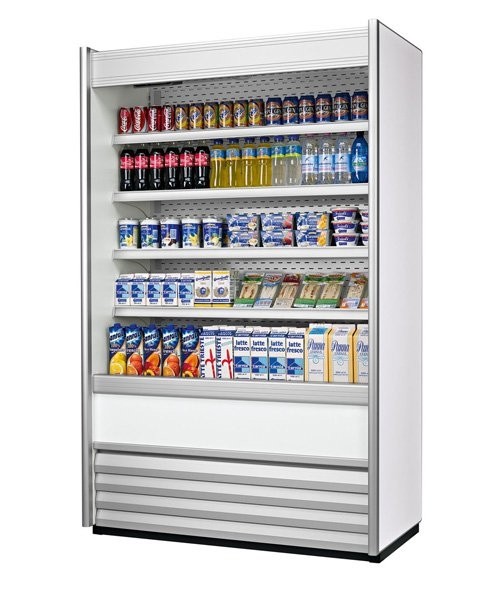 Wandkoeling Alaska Slim 100 kleur rvs afm. 96x70x199,8cm. 230v/1120w Fogal