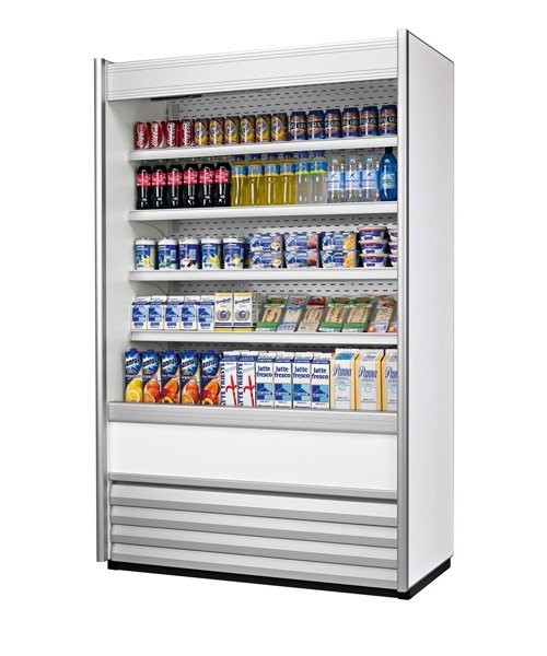 Wandkoeling Alaska Slim 120 kleur rvs afm. 12,5x70x199,8cm. 230v/1370w Fogal