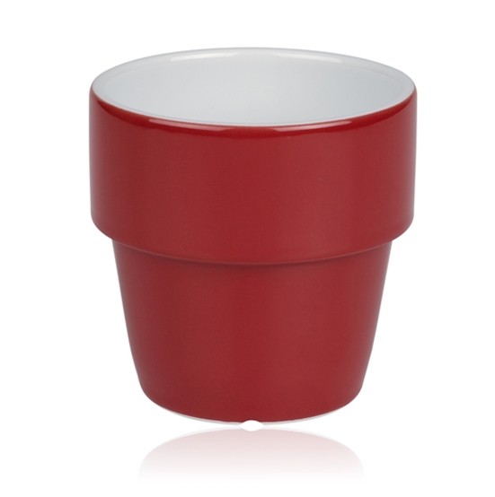 TASSE DE LAIT CONT. 22CL. COULEUR ROUGE NOVA