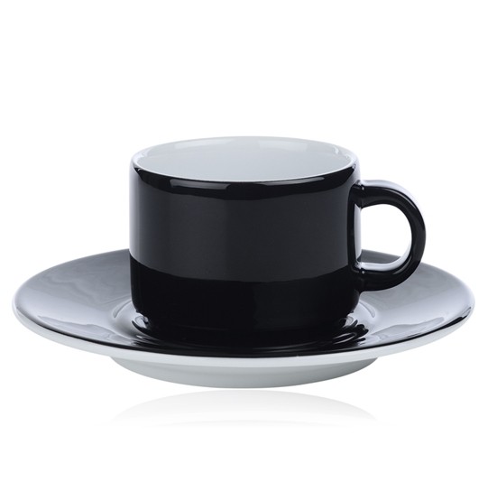 COFFEE SAUCER OCEAN COLOR BLACK NOVA