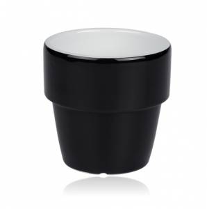 INHALT DES MILCHBECHERS. 22CL. FARBE SCHWARZ NOVA