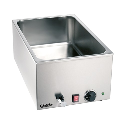 Bain-marie 1/1gn, 150 mm, kraan afm. 340x590x240mm. 230v/1,2kw Bartscher