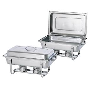 Chafing dish-set 1/1 bp afm. 610x350x320mm. Bartscher
