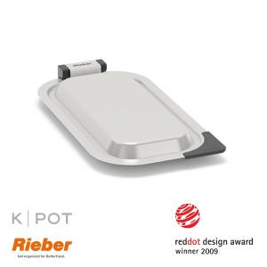 Buffetdeksel K-POT 1/3gn rvs Rieber