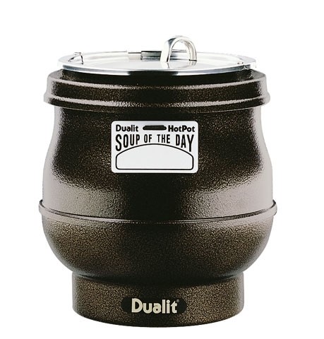 Soepketel Dualit zwart diam. 34cm. HG. 33cm. inh. 11ltr. 230v/750w