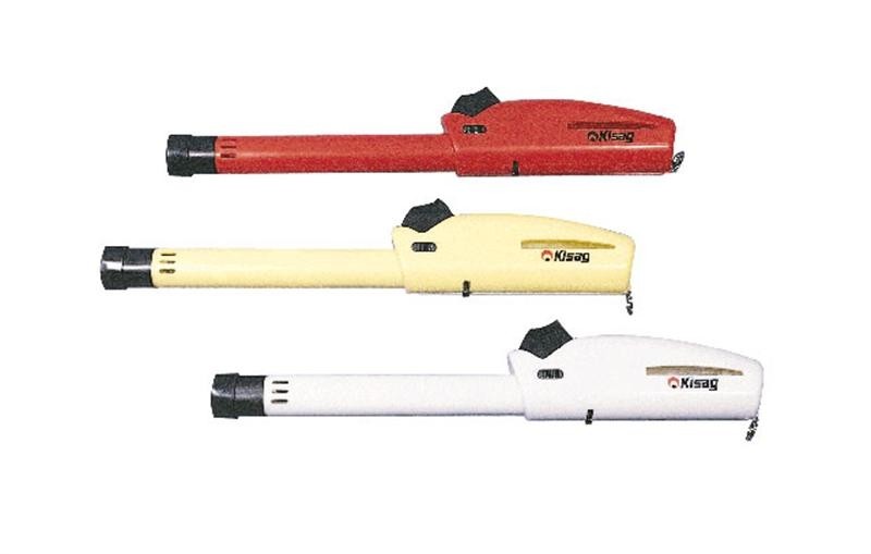 GAS LIGHTER WITH FLAME IGNITION LG. 23.5CM. PLASTIC KISAG