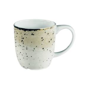 Koffiebeker m/oor inh. 22cl. Saturno Nature kleur White Nova