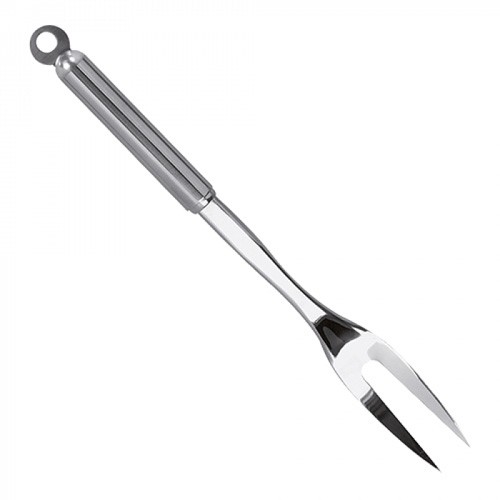 Vleesvork lg. 33cm. tbv ophangrek rvs