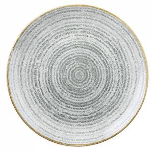 COUPE BOARD HOMESPUN COLOR STONE GRAY DIAM. 16.5CM. CHURCHILL STUDIO PRINTS