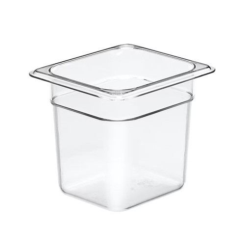 Gastronormbak polycarbonaat zonder deksel gn 1/6-150mm. diep Pro-Cooking