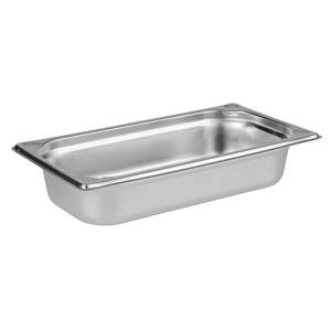 Gastronormbak gn 1/3 6,5cm. diep zonder grepen rvs 18/10 Pro-Cooking