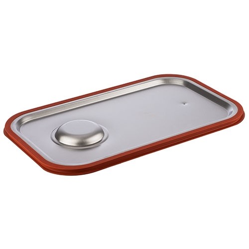 Gastronormdeksel 1/1gn m/siliconenafdichting rvs 18/10
