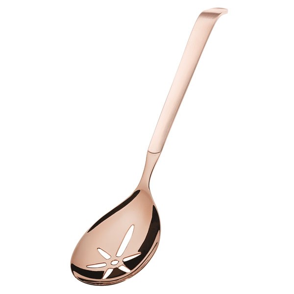 Serveerlepel (perf.) Buffet 1319 copper satin/mat 18/10