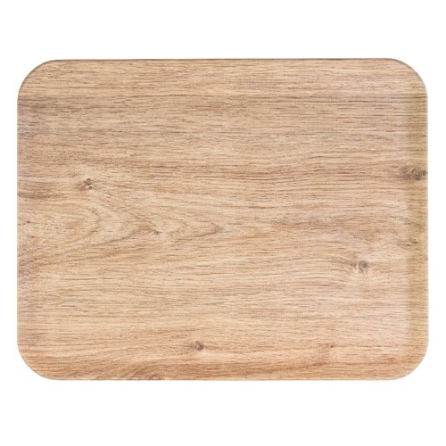 Dienblad light oak afm. 36x46cm. bio-based polyester