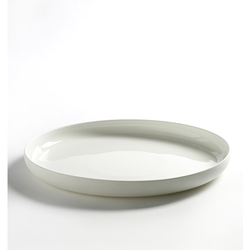 ASSIETTE HAUTE XL DIAM. 28CM. SOCLE SEMI VERRE PIET BOON SERAX