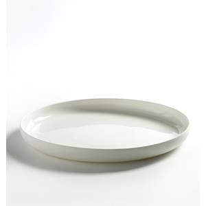 Bord hoog xl diam. 28 cm. semi geglazuurd base piet boon Serax