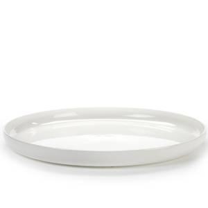 Bord hoog xxl diam. 32 cm. geglazuurd base piet boon Serax