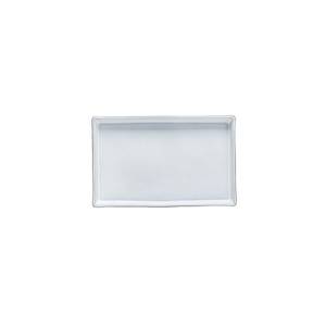 Bord rechthoek afm. 18,5x11,7cm. Lagoa Eco Gres White Costa Nova