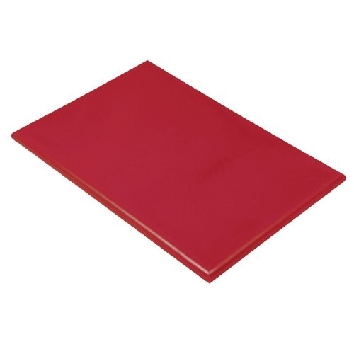 Basic cutting board, red, dimensions 50x30x1.5cm. Polyethylene pro-cooking