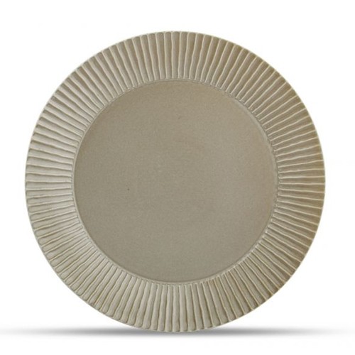 Bord plat diam 30.5 cm. sage groen Aurora F2D