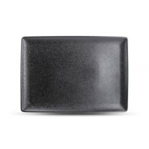 Bord plat afm. 28x20cm. zwart Dusk F2D