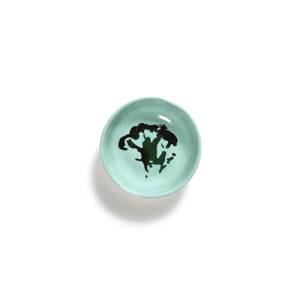PLAT XS DIAM. 7.5CM. VAISSELLE FESTIN COULEUR BLEU/VERT PAR OTTOLENGHI SERAX