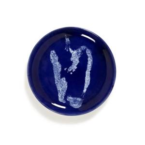 Bord s diam. 19cm. kleur blauw/wit Feast tableware by Ottolenghi Serax