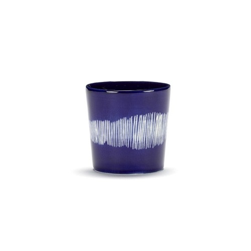 COFFEE CUP SIZE 25CL. COLOR BLUE/WHITE FEAST TABLEWARE BY OTTOLENGHI SERAX