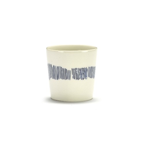 Koffiekop inh. 25cl. kleur wit/blauw Feast tableware by Ottolenghi Serax