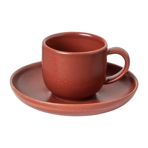 ESPRESSO-TASSE MIT UNTERTASSE-INHALT. 7CL. PACIFICA CAYENNE COSTA NOVA