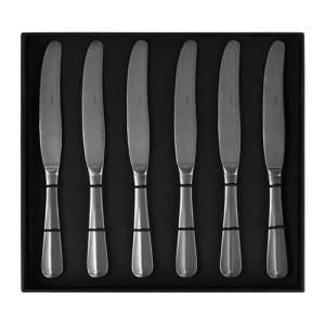 GESCHENKBOX 6-TEILIGES TISCHMESSER GRADESº VON JORIS BIJDENDIJK EDELSTAHL 18/0