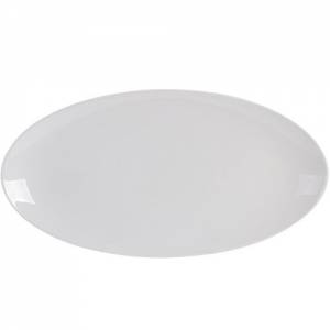 Coupe schaal ovaal 32x16 cm Saturno wit