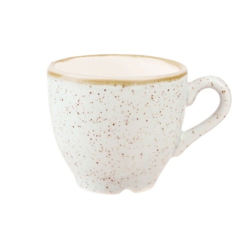 TASSE ESPRESSO COULEUR ORGE BLANC CONT. 10CL. PIERRE DE CHURCHILL